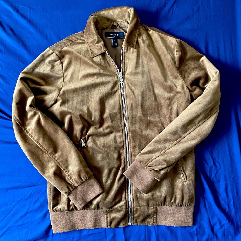 tan suede jacket